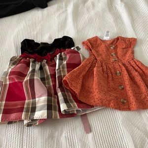 Two dress bundle FALL baby outfit family photo